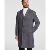 Michael Kors Men's 'Classic-Fit Herringbone' Overcoat