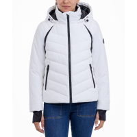 Michael Kors Women's 'Logo Hooded Puffer Coat'