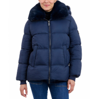 Michael Kors Women's 'Faux-Fur-Collar Hooded Puffer Coat'