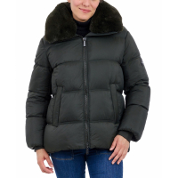 Michael Kors Women's 'Faux-Fur-Collar Hooded Puffer Coat'