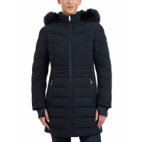 Michael Kors Women's 'Faux-Fur-Trim Hooded Puffer Coat'