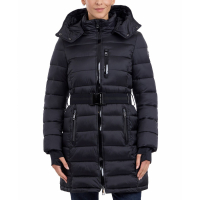 Michael Kors Women's 'Belted Hooded Puffer Coat'