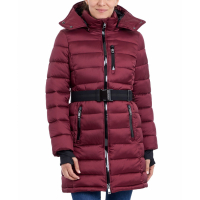 Michael Kors Women's 'Belted Hooded Puffer Coat'