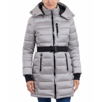 Michael Kors Women's 'Belted Hooded Puffer Coat'