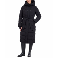 Michael Kors Women's 'Hooded Belted Puffer Coat'