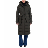 Michael Kors Women's 'Hooded Belted Puffer Coat'