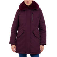 Michael Kors Women's 'Faux-Fur-Trim Hooded Puffer Coat'