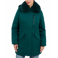 Michael Kors Women's 'Faux-Fur-Trim Hooded Puffer Coat'