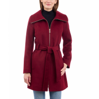 Michael Kors Women's 'Belted Zip-Front Coat'