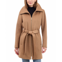 Michael Kors Women's 'Belted Zip-Front Coat'