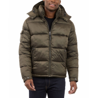 Michael Kors Men's 'Heavyweight Metallic Finish Hooded Puffer Jacket'