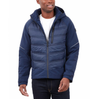 Michael Kors Men's 'Mixed-Media Full-Zip Hooded Jacket'